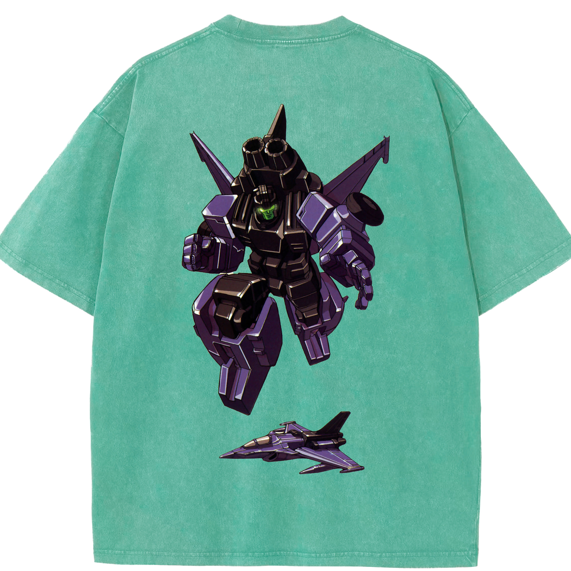 （画像用）  綿100% ヴィンテージ風 半袖Tシャツ（背面プリント）